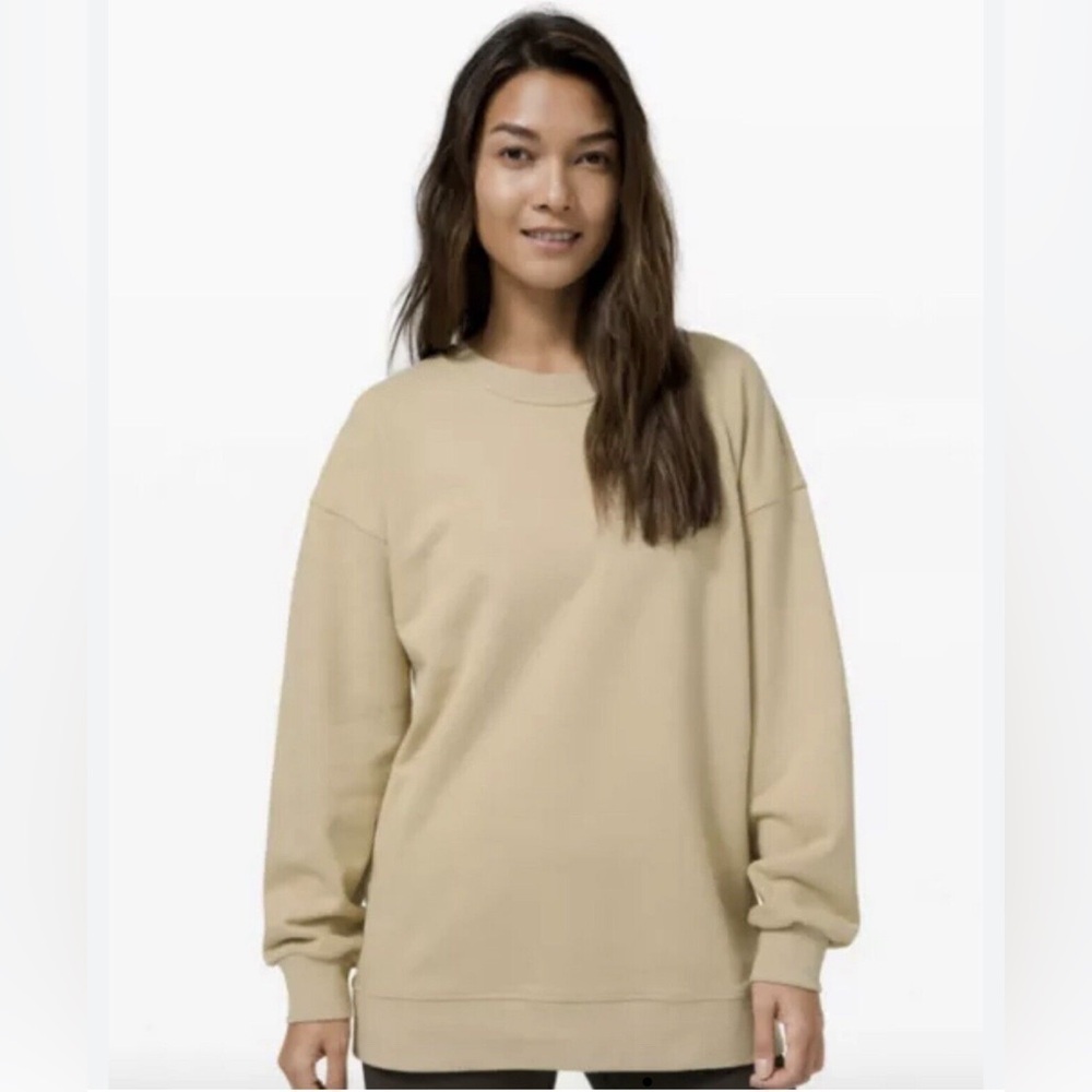 LULULEMON Sz 12 Sweatshirt Perfectly Oversized Crew Neck Relaxed Fit